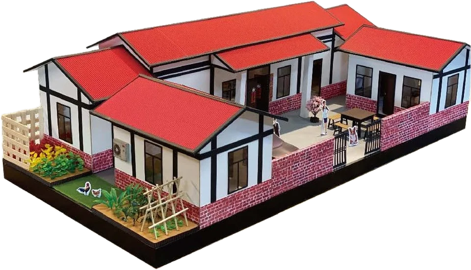 三合院 手工紙紮