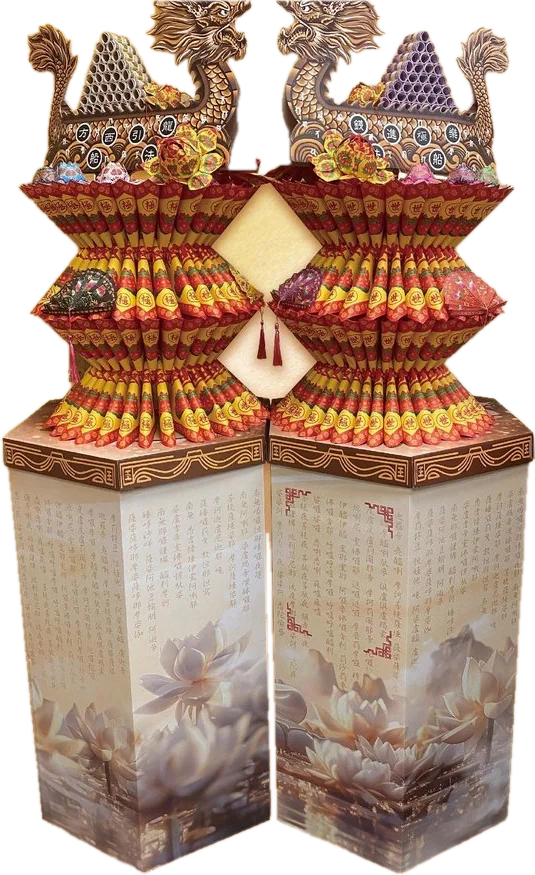 超有錢法船塔 手工紙紮
